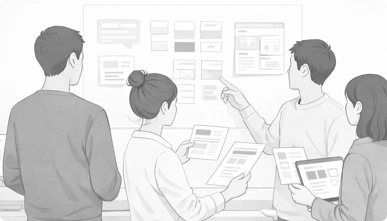 Design team at work