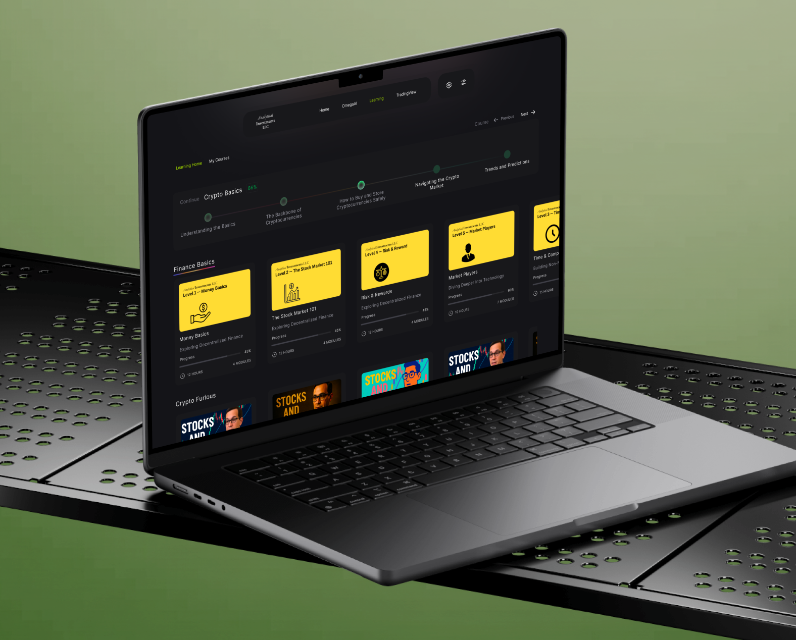 Omega Suite dashboard