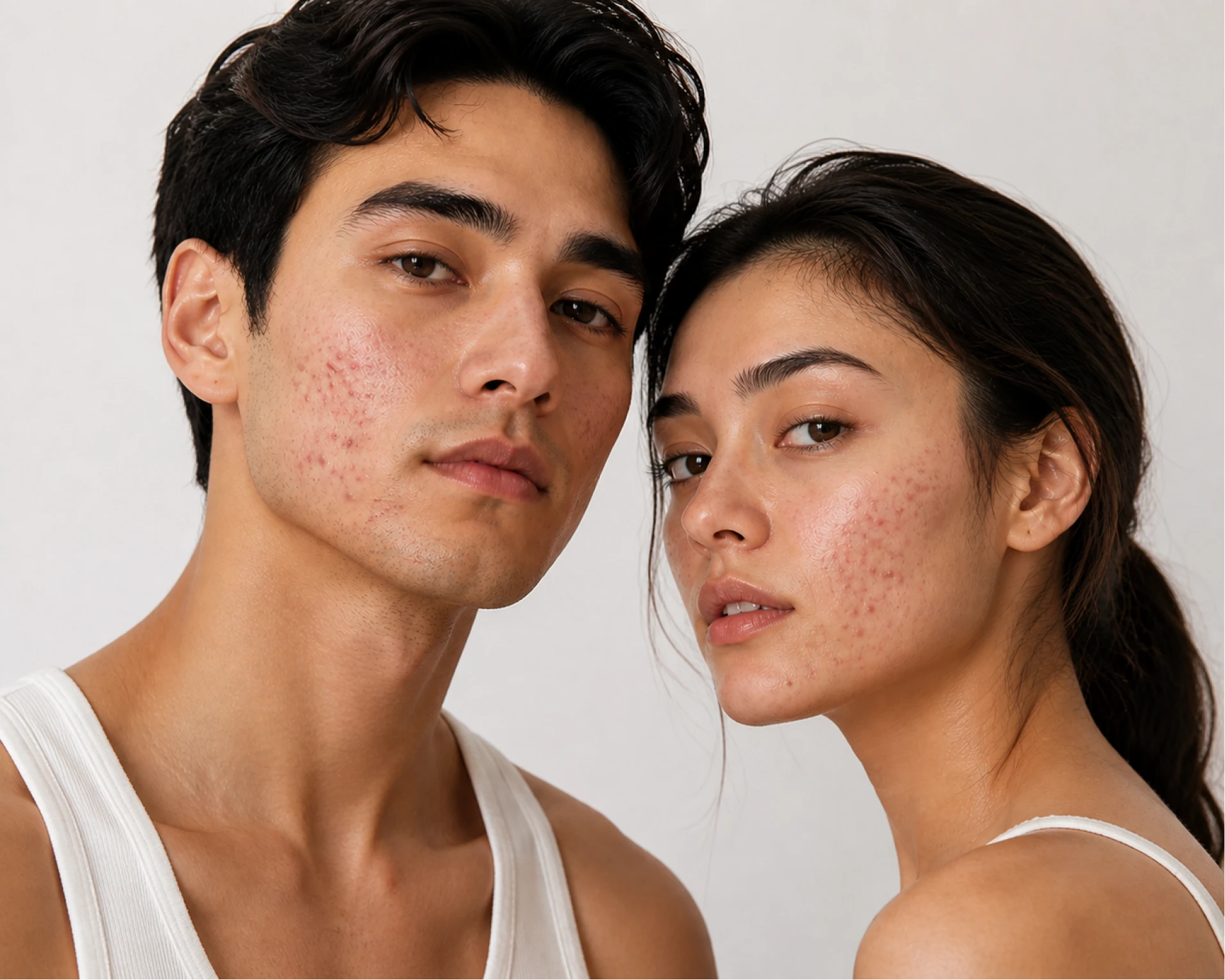Skin before treatment at Sattva Skin Clinic